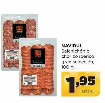 Alimerka Navidul Salchichón O Chorizo Ibérico Gran Selección oferta