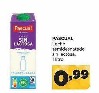 Alimerka Pascual Leche Semidesnatada Sin Lactosa oferta