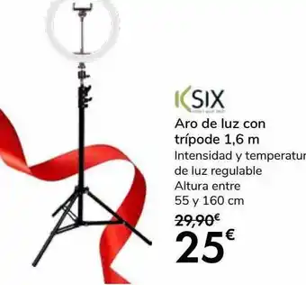 Carrefour Aro De Luz Con Trípode 1.6 M oferta