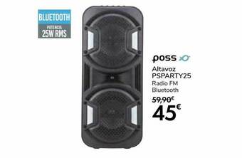 Carrefour Poss Altavoz Psparty25 oferta