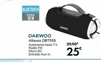 Carrefour Daewoo Altavoz Dbt555 oferta