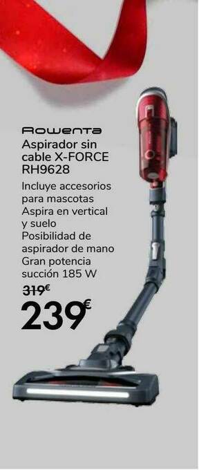 Carrefour Rowenta Aspirador Sin Cable X-force Rh9628 oferta