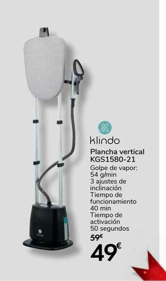 Carrefour Klindo Plancha Vertical Kgs1580-21 oferta