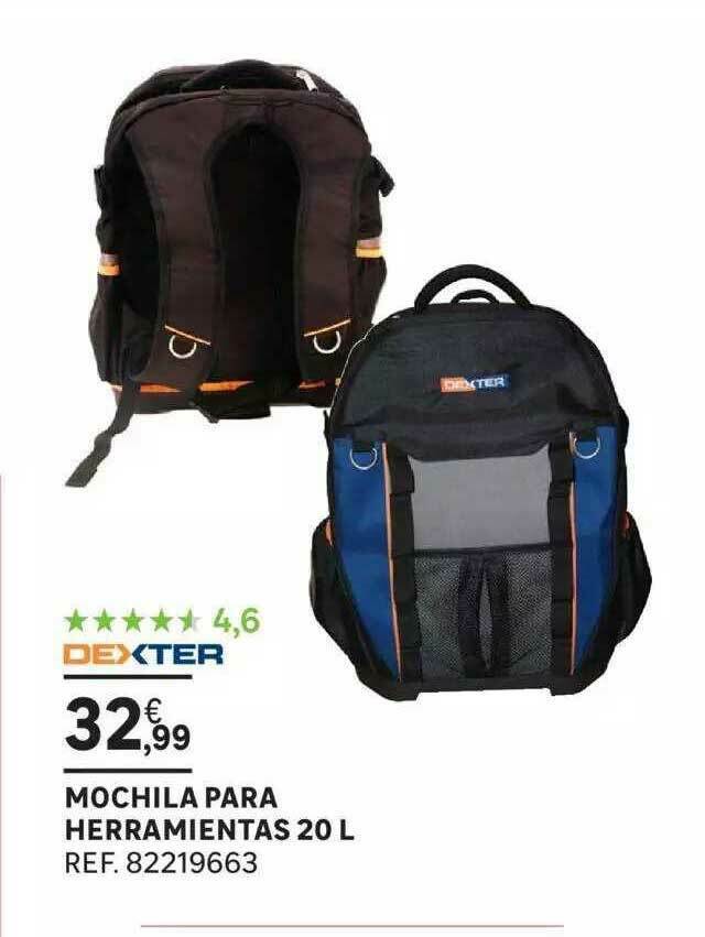 Mochila dexter 2025 leroy merlin