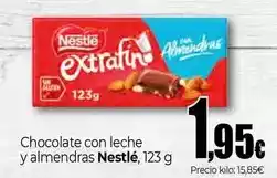 Unide Supermercados Nestlé - chocolate con leche y almendras oferta