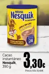 Unide Supermercados Nesquik - cacao instantaneo oferta