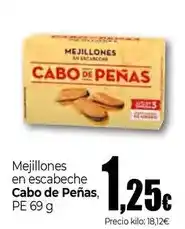 Unide Supermercados Cabo de peñas - mejillones en escabeche oferta