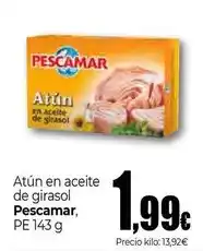 Unide Supermercados Pescamar - atun en aceite de girasol oferta