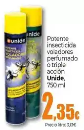 Unide Supermercados Unide - potente insecticida voladores perfumado o triple accion oferta