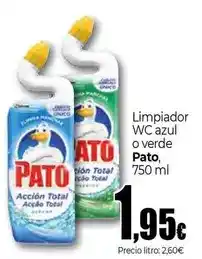 Unide Supermercados Pato - limpiador wc azul o verde oferta