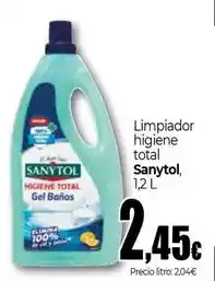 Unide Supermercados Sanytol - limpiador higiene total oferta