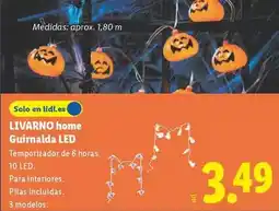 Lidl Livarno home - guirnalda led oferta