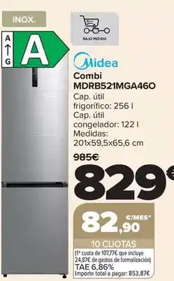 Carrefour Midea - combi mdrb521mga46o oferta