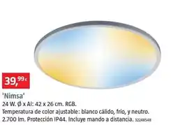 Bauhaus Plafón led 'nimsa' oferta