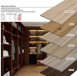 Bauhaus Tableros de melamina oferta