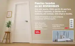 Bauhaus Puertas lacadas en kit reversibles oferta