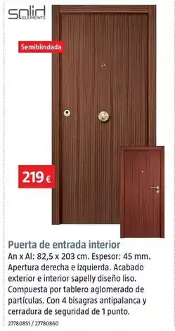 Bauhaus Solid elements - pintura de entrada interior oferta