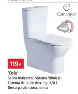 Bauhaus Camargue - pack de wc 'oslo' oferta