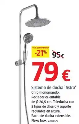 Bauhaus Sistema de ducha 'astro' oferta