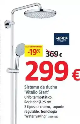 Bauhaus Grohe - sistem ducha vitalio start oferta