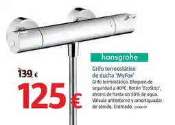 Bauhaus Hansgrohe - grifo termostatico de ducha 'myfox' oferta
