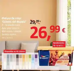 Bauhaus Bruguer - pintura de color 'colores del mundo' oferta