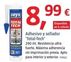 Bauhaus Ceys - adhesivo y sellador 'total-tech' oferta
