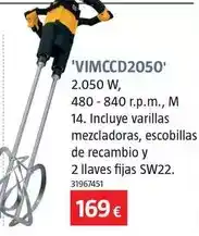 Bauhaus Vito - mezclador de pinutra y mortero 'vimccd2050' oferta