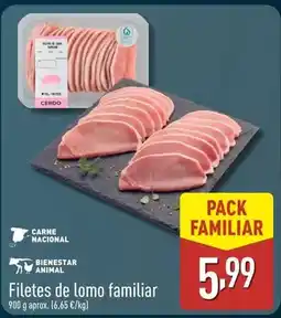 ALDI Filetes de lomo familiar oferta