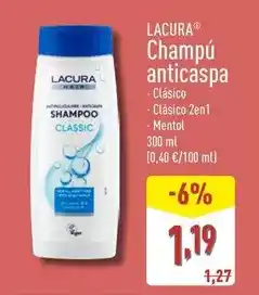 ALDI Lacura - champu anticaspa oferta