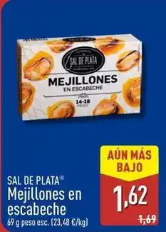 ALDI Sal de plata - mejillones en escabeche oferta