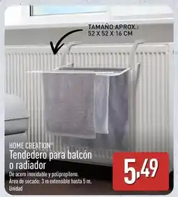 ALDI Home creation - tendedero para balcon o radiador oferta