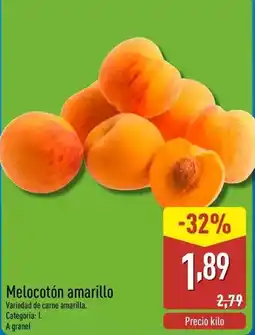 ALDI Melocoton amarillo oferta