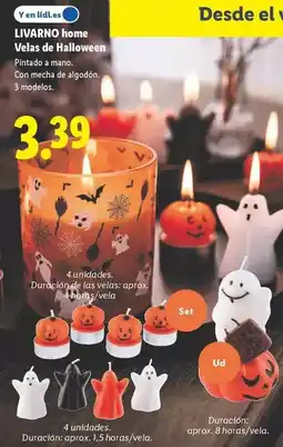 Lidl Livarno home - valas de halloween oferta