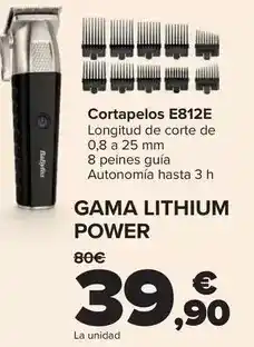 Carrefour Babyliss - cortapelos e812e oferta