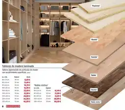 Bauhaus Tableros de madera laminada oferta