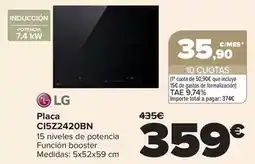 Carrefour Lg - placa ci5z2420bn oferta