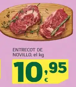 HiperDino Entrecot de novillo oferta