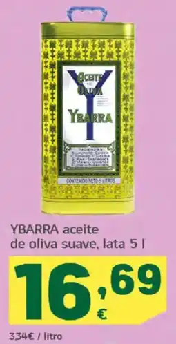 HiperDino YBARRA aceite de oliva suave oferta