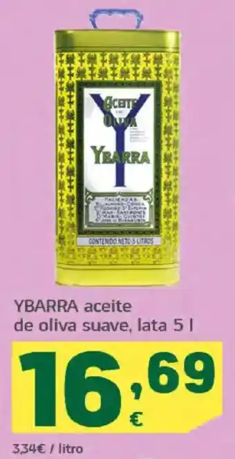 HiperDino YBARRA aceite de oliva suave oferta