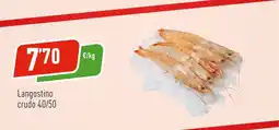 Supermercados Deza Langostino crudo 40/50 oferta