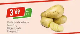 Supermercados Deza Patata lavada todo uso oferta