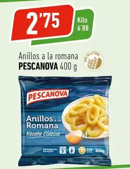 Supermercados Deza PESCANOVA Anillos a la romana oferta