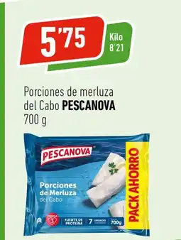 Supermercados Deza PESCANOVA Porciones de merluza del Cabo oferta