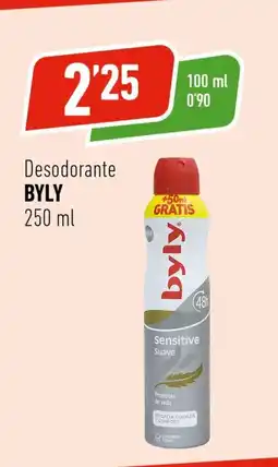 Supermercados Deza BYLY Desodorante oferta