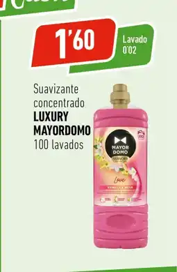 Supermercados Deza LUXURY MAYORDOMO Suavizante concentrado oferta