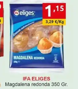 Supermercados Extremadura IFA ELIGES Magdalena redonda oferta
