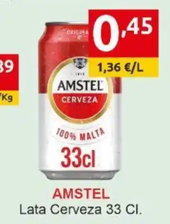 Supermercados Extremadura AMSTEL Lata Cerveza oferta