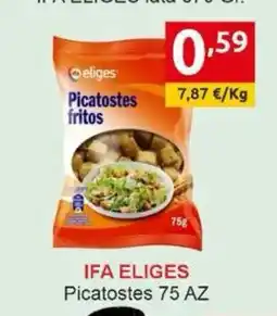 Supermercados Extremadura IFA ELIGES Picatostes oferta