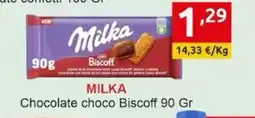 Supermercados Extremadura MILKA Chocolate choco Biscoff oferta